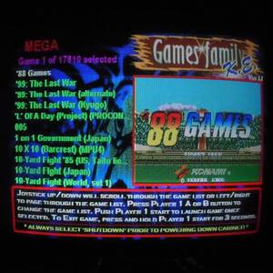 基板 GAMES FAMILY 17800 動作OK【GM；V0AR0484