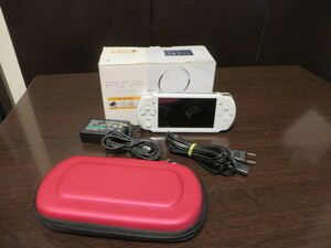 ◎SONY PlayStation Portable PSP-3000（本体美品／パールホワイト）