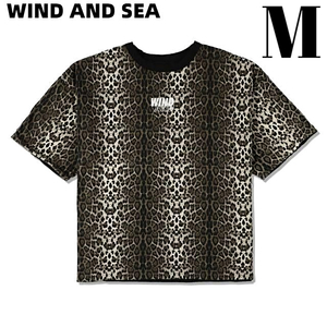 M新品【WIND AND SEA WDS LEOPARD RIVERSIBLE CUT-SEWN / BLACK (20S2-CS-10) WIND AND SEA Tシャツ レオパード リバーシブル カットソー】