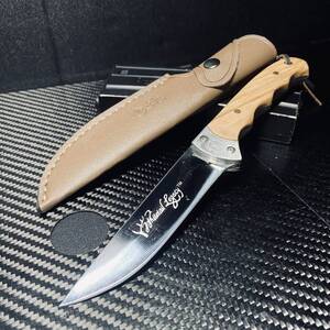 BROWNING アウトドアナイフ サバイバルナイフ 鋼製 シースナイフ 刃長さ11cm 148g 釣り 防災 登山