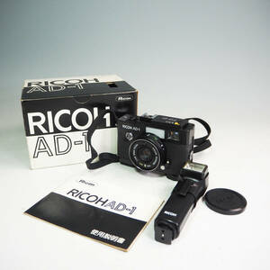 【ジャンク】RICOH リコー フィルムカメラ AD-1 レンズ COLOR RIKENON f2.8 35mm レトロ ヴィンテージ K5507