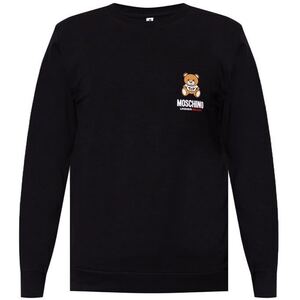 ★最新作★新品未使用 MOSCHINO 長袖スウェット Ｌ　トレーナー Tシャツ ブラック テディベア メンズ レディース ユニセックス 正規品 完売