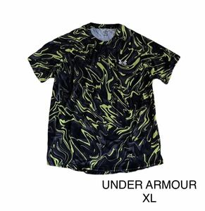 新品 正規品【UNDER ARMOUR/アンダーアーマー】メンズ UAテック ショートスリーブTシャツ 「ノベルティ」◆ブラック 黒◆XL◆半袖シャツ 