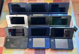 1円スタート☆ New Nintendo 3DS LL 9台 まとめ 管理番号9