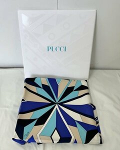 ◎【EMILIO PUCCI/エミリオプッチ】スカーフ シルク100％ レディス イタリア製 服飾小物 箱あり 美品/kb3126