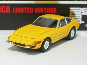 フェラーリ 365 GTB4（黄）TLV【トミーテック社1/64ミニカー】【トミカの時】