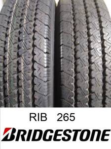 新車外しタイヤ ★205/80R17.5 ブリヂストン RIB 265 ★2本1セット 2009年製：2014年製