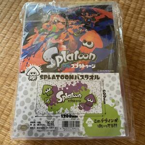 スプラトゥーン　Splatoon バスタオル パープル×グリーン