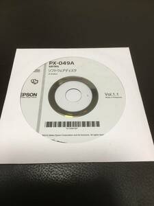 ソフトウェアディスクVol.1.1■エプソン カラリオプリンター PX-049A 送料140円