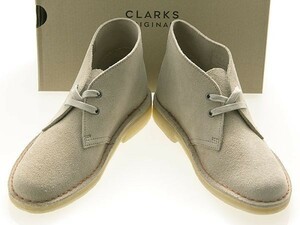 新品/CLARKS/クラークス オリジナルズ/DESERT BOOTS/ウィメンズ デザートブーツ/ベージュ/SAND SUEDE/サンド/スエード/26155525/25.0cm