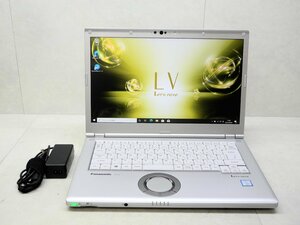 ☆1円☆第8世代☆CF-LV7RDCVS☆Core i5 1.70GHz/8GB/SSD256GB☆高解像度1920×1080☆累積3980☆無線/カメラ/Office/Win10 DtoD領域☆