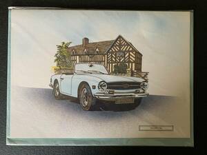 TRIUMPH TR6 グリーティングカード