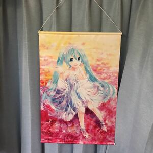 初音ミク 描き下ろし A２タペストリー アニメイト ポイント交換　KEI氏 描き下ろしイラスト　即決