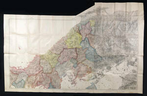 ●古地図●中国地方 鳥取県 島根県 岡山県 広島県 山口県 陸地測量部 明治34年頃 20万分の1 6枚続き●戦前 古書 郷土資料