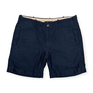 Johnbull ジョンブル コットン ショーツ ハーフパンツ ショートパンツ M /ネイビー/メンズ/日本製