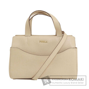 Furla フルラ 2WAY ハンドバッグ レザー レディース 中古