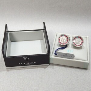 良品★TATEOSSIAN LONDON Roulette Cufflinks BTS4137 ルーレット カフリンクス カフス 回転 カジノ タテオシアン★