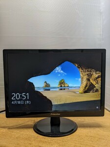 WBIY1174 Princeton PTFBCF-19W パソコン 19インチ 液晶ディスプレイ 動作確認OK 現状品 