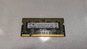 【中古・動作確認済】SAMSUNG SO-DIMM PC2-6400S 2Rx16 1GB -08-