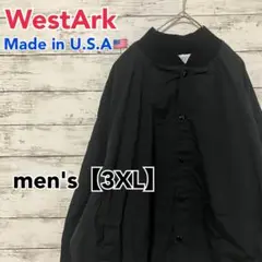 ●F454【アメリカ製】WestArk ジャンパー ブラック系 メンズ【3XL】