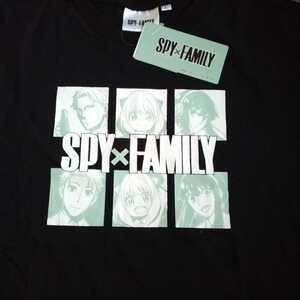 新品タグ付　スパイファミリー　Tシャツ　L 黒　SPY FAMILY アーニャ