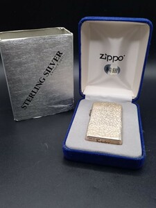 ★ZIPPO/ジッポー　オイルライター　STERLING silver　純銀　スターリングシルバー　0502KA