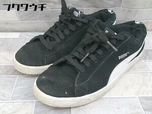 ◇ PUMA プーマ 367366 01 COURT BREAKER DERBY スニーカー シューズ 23.5ｃｍ ブラック ホワイト レディース