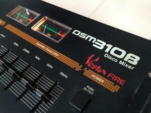 ベスタクスVestax Vesta FIRE DSM 310B Disco mixer初期型1980年代 ビンテージミキサー中古可動品