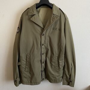 uniform experiment ユニフォーム　エクスペリメント U.E.N ミリタリージャケット　ロゴ　カーキ UE-100024 SOPH. ソフ　日本製　size 2 