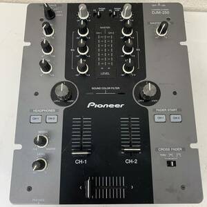 【A-4】 Pioneer DJM-250 DJミキサー パイオニア 通電未確認 傷や汚れ強 ジャンク 2088-51