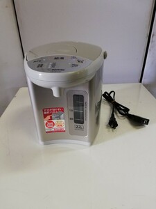 管44（中古良品、2020、即発送）ZOJIRUSHI ◆マイコン沸とう 電動ポット 2.2L グレー ゆっくりカフェドリップ給湯 CD-WV22E7-HA 