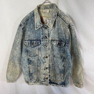 DUSTED DENIMS デニムジャケット　古着　アメリカ製　ヴィンテージ レディース　Mサイズ　