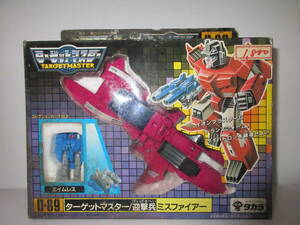 新品 昭和 旧 TF タカラ TAKARA トランスフォーマー D-89 タ－ゲットマスター 迎撃兵 ミスファイアー ミスファイヤー THE TRANS FORMERS