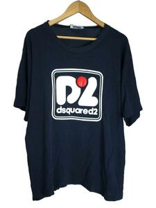 DSQUARED2◆Tシャツ/L/コットン/NVY/s71gd1209