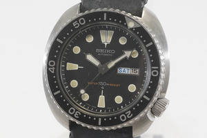 1円~【13】実働　SEIKO／セイコー　6306-7001　ダイバーズ　自動巻き　メンズ　デイデイト　腕時計　正規品ベルト