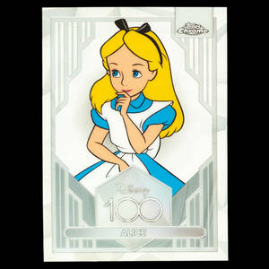 ディズニー 不思議の国のアリス アリス 2023 Topps Chrome Disney 100 ベースカード No.44 Alice