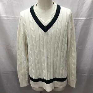 BROOKS BROTHERS M ブルックスブラザーズ ニット、セーター 長袖 Vネック コットン Knit Sweater 10112885