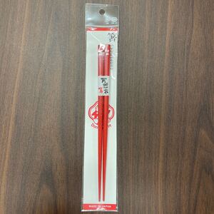 ドンペン 箸 ハシ 日本製 MADE IN JAPAN ドンキホーテ ドンキ Don Quijote 赤 レッド 天然木 CHOPSTICKS