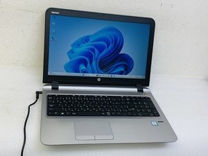 HP PROBOOK 450 G3 i7第6世代 インテル Core i7-6500U TOKYO HP ノートパソコン中古 メモリ16GB SSD250GB カメラ 15.6 HP USED LAPTOP