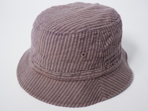 PHIGVEL MAKERS & Co.フィグベル 2020 SEERSUCKER STRIPE BUCKET HATシアサッカーストライプ バケットハット [MHWA72580]