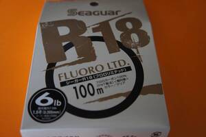 クレハ　シーガー(Seaguar) シーガー R18 フロロリミテッド　　サイズ:6Lb　巻長さ:100m