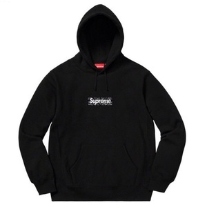 国内正規 新品 Supreme シュプリーム 19aw Bandana Box Logo Hooded Sweatshirt パーカー バンダナ BOXロゴ BLACK 黒 M