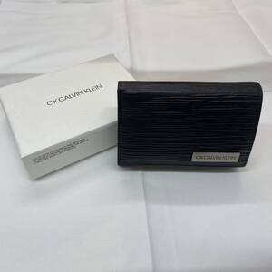 【大黒屋】CK CALVIN KLEIN カルバンクライン 345155 三つ折り財布 CK コンパクトウォレット 財布