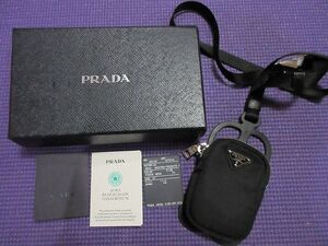 プラダ PRADA 三角　トライアングル　ロゴ　1ZT016　RE-NYLON　カーゴ　スマホケース　ネックストラップ　ポーチ　箱付