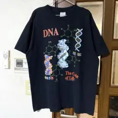 90s DNA 化学式 Tシャツ アート レア USA製 XL ビンテージ