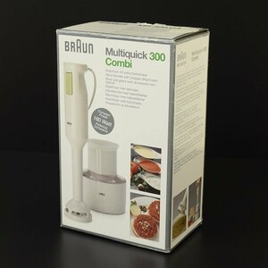 ▽516773 未使用保管品 BRAUN ブラウン スティックミキサー CAセット MR300 CA Minipimer 300 Combi