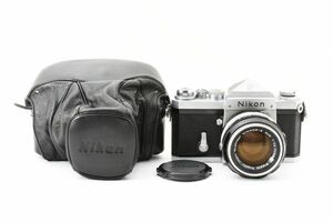 #3581 ニコン Nikon F eye level Film Camera NIKKOR-S Auto f1.4 50mm [動作確認済] 美品