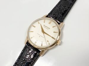 GRAND SEIKO 希少！グランドセイコー！ファーストモデル！美品！！手巻き！動品！14KGF！浮き文字盤！CAL.3180 J14070クロノメーター！