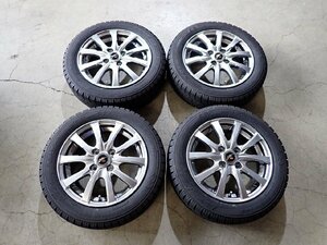 YS11210【送料無料155/65R14】NーBOX タント スペーシア デイズ デリカミニ ステラ 中古スタッドレス ★14×4.5J 100/4H ET45★