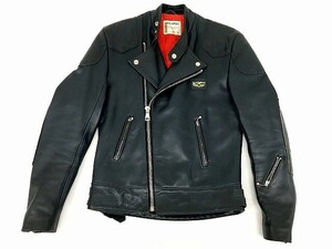 K12-632-1204-129▲【中古/送料無料】Lewis Leathers(ルイスレザー) AVIAKIT SUPER MONZA ダブルライダース サイズ：34